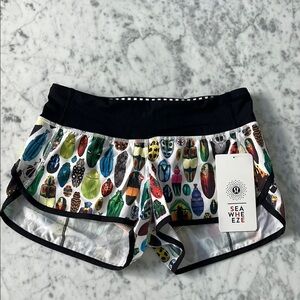 Lululemon🍋Rare Seawheeze Bugs Speed Shorts